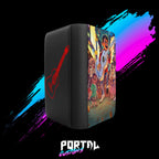 Miguel, Hyperia City Premium Printed Binder, angled no spine, Portal TCG