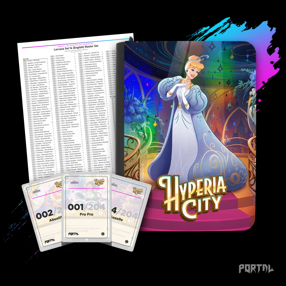 Hyperia City Premium Master Set Bundle, everything cinderella, Portal TCG