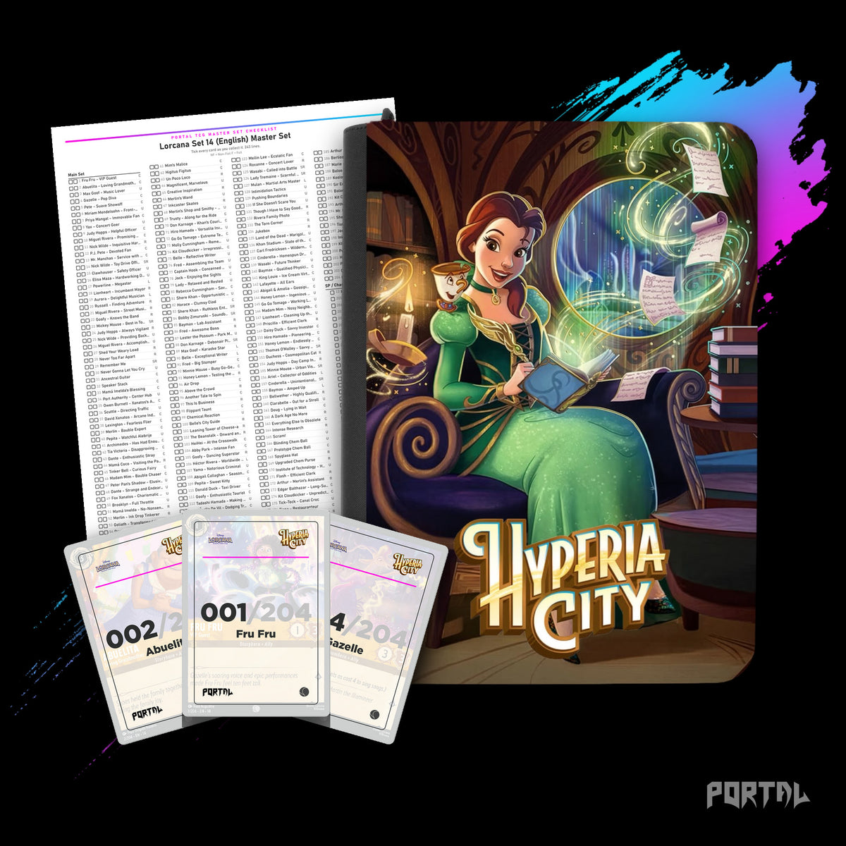 Hyperia City Premium Master Set Bundle, everything belle, Portal TCG