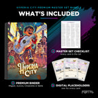 Hyperia City Premium Master Set Bundle, whats included, Portal TCG