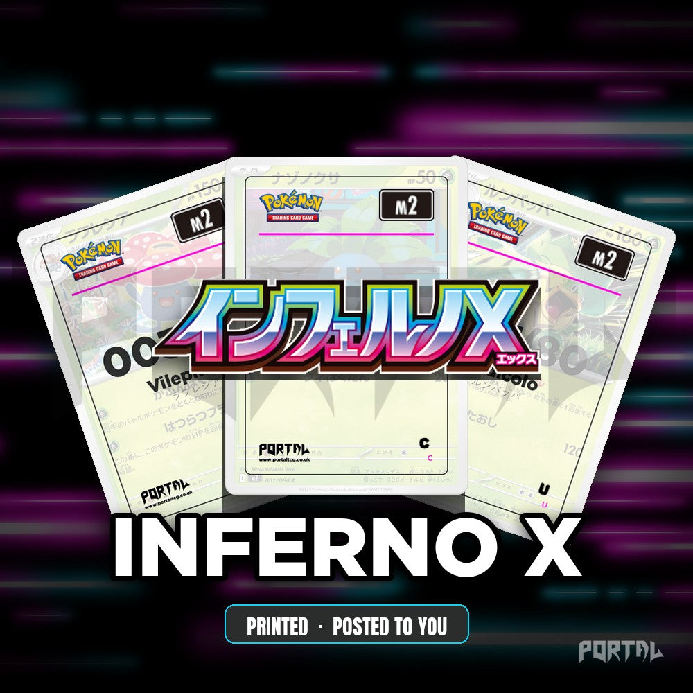 Inferno X master set placeholder cards, Portal TCG