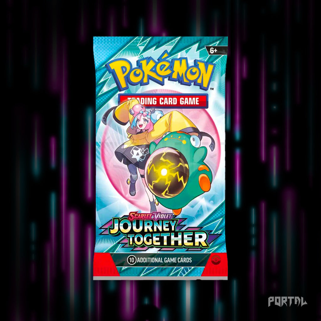 Pokemon Journey Together booster pack, pack front, Portal TCG