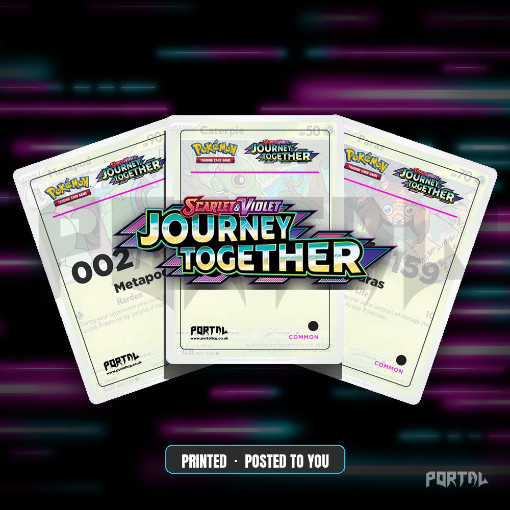 Journey Together master set placeholder cards, Portal TCG