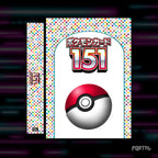 Pokemon 151 Japanese master set checklist kit, cover and spine, Portal TCG