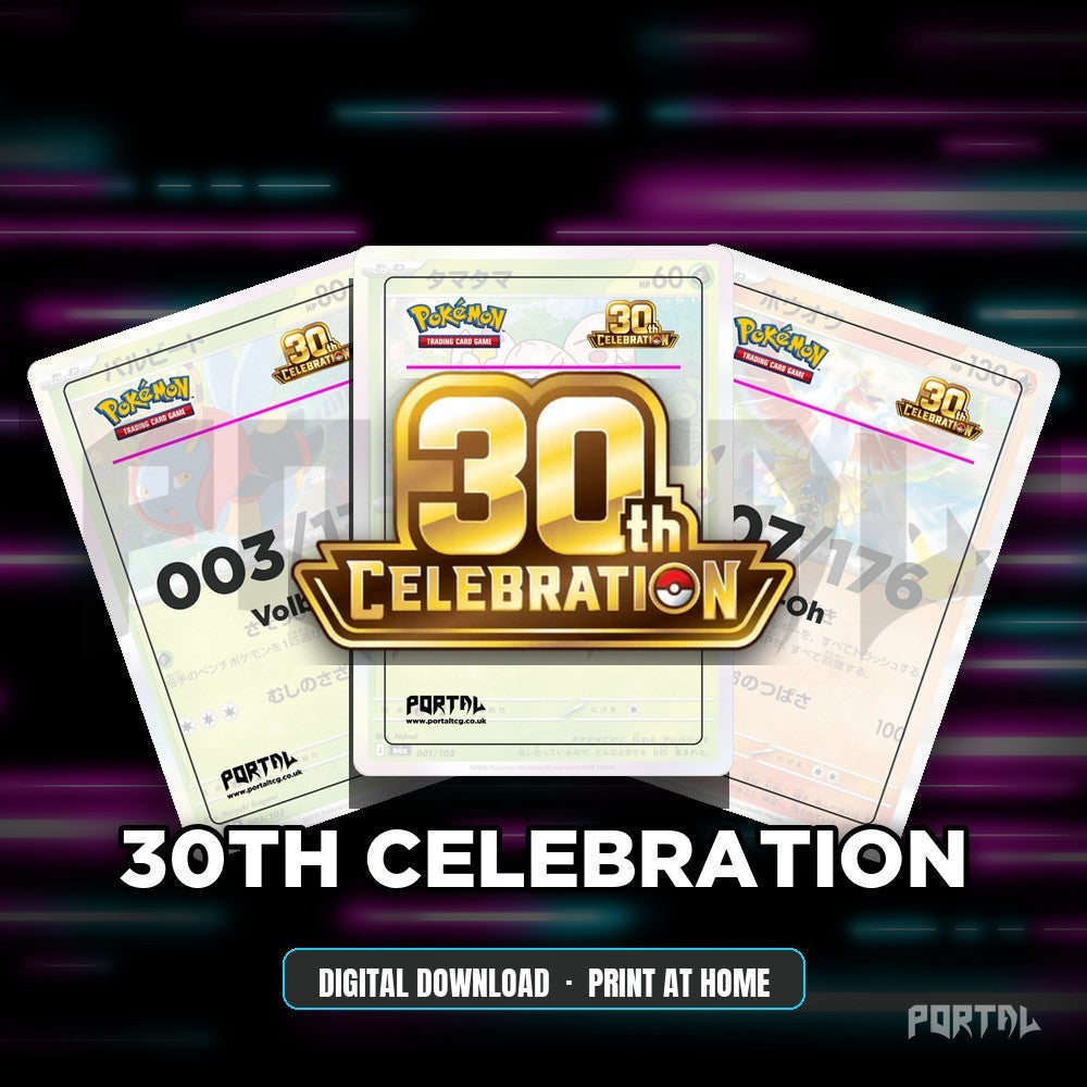 30th Anniversary (Japanese) master set placeholders, digital download