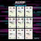 Time Gazer placeholder cards laid out in a nine pocket binder page