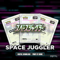Space Juggler master set placeholder cards