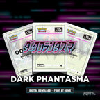 Dark Phantasma master set placeholder cards