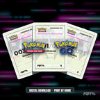 Pokemon GO Japanese master set placeholders, digital download, hero
