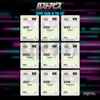 Lost Abyss placeholder cards laid out in a nine pocket binder page