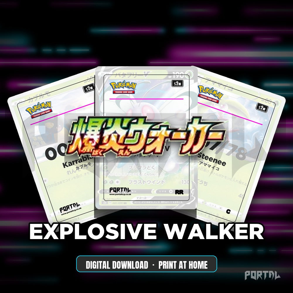 Explosive Walker master set placeholder cards