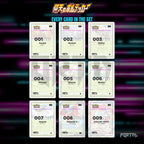 Amazing Volt Tackle placeholder cards laid out in a nine pocket binder page