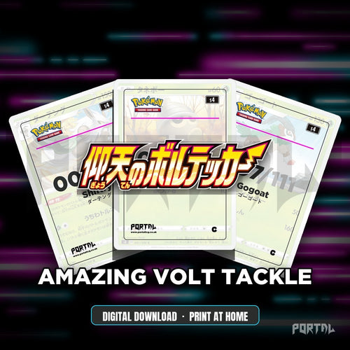 Amazing Volt Tackle master set placeholders, digital download, Portal TCG