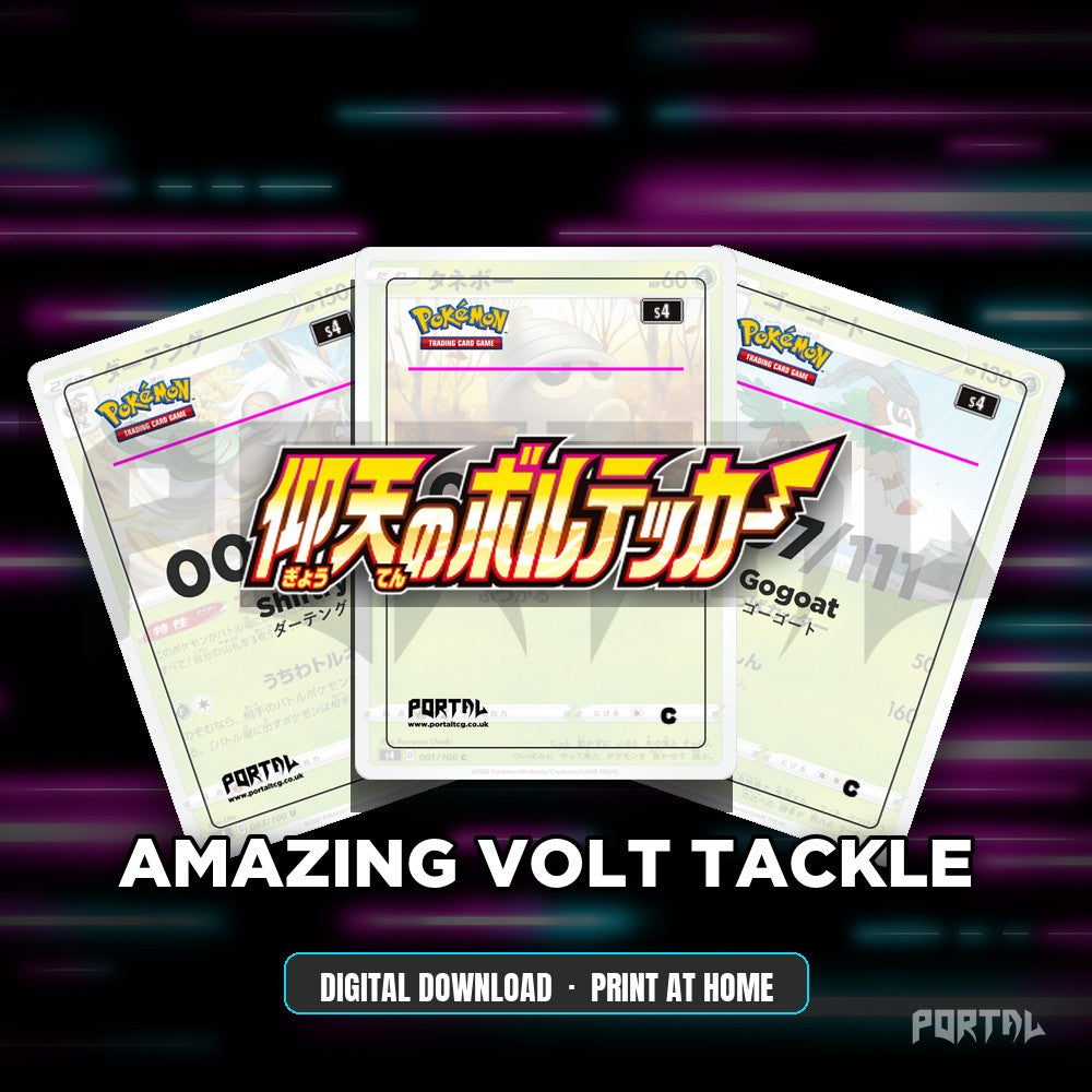 Amazing Volt Tackle master set placeholder cards
