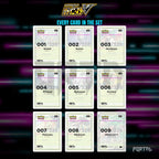 Shiny Star V placeholder cards laid out in a nine pocket binder page