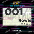 Close up of the print quality on a Shiny Star V placeholder card