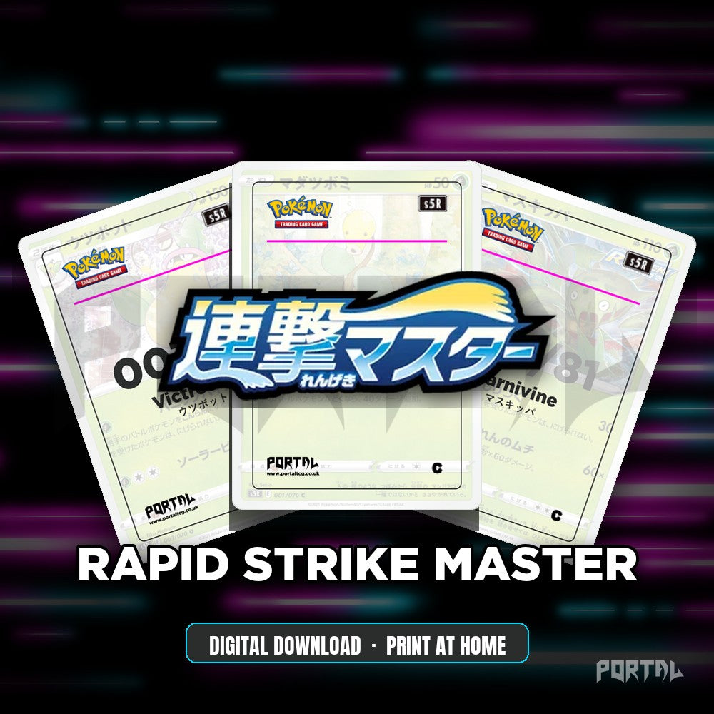Rapid Strike Master master set placeholder cards