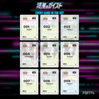 Jet-Black Spirit placeholder cards laid out in a nine pocket binder page