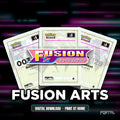 Fusion Arts master set placeholder cards