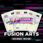 Fusion Arts master set placeholder cards