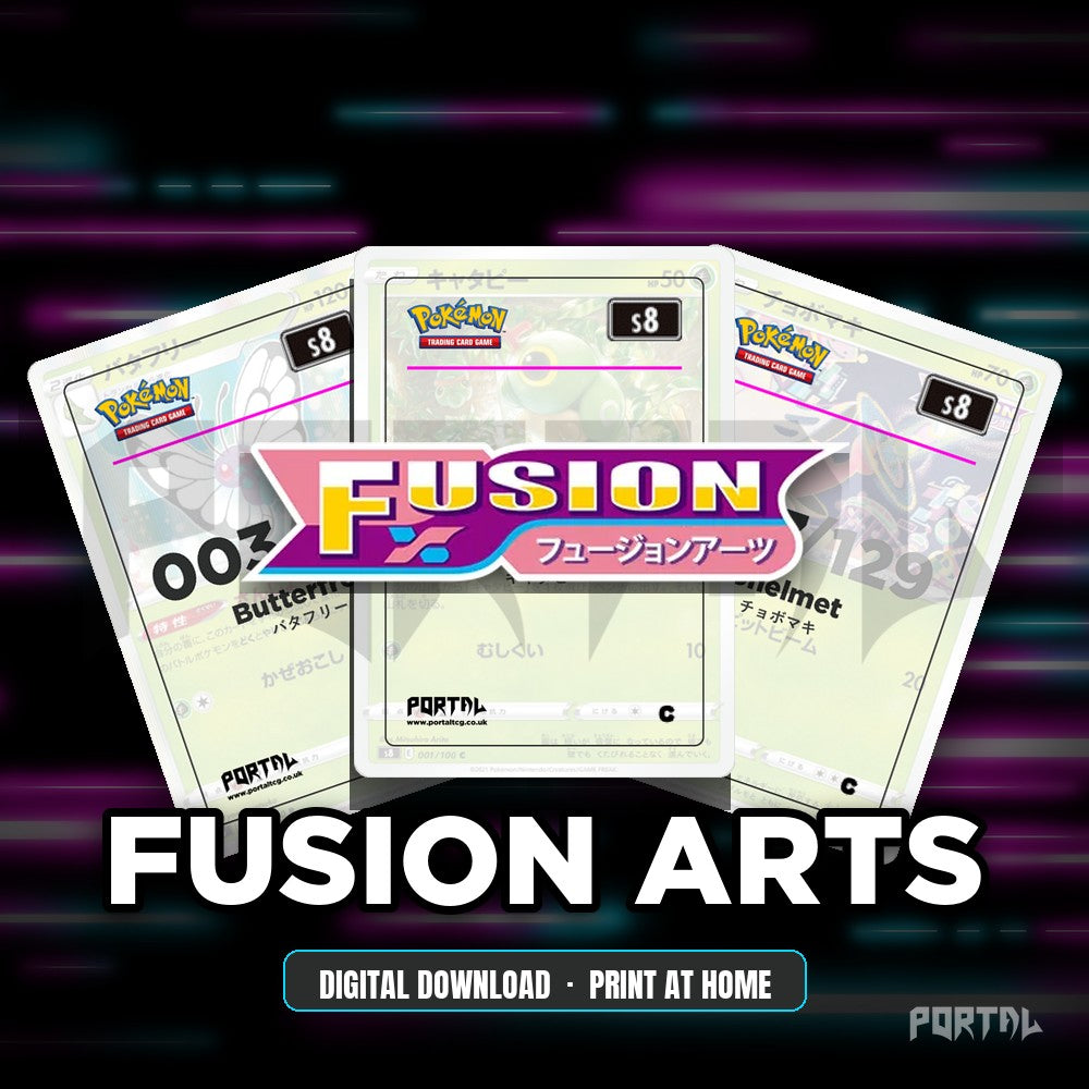 Fusion Arts master set placeholder cards