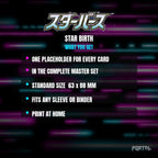 Star Birth master set placeholder cards, what is included