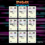 Glory of Team Rocket placeholder cards laid out in a nine pocket binder page