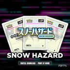 Snow Hazard master set placeholder cards