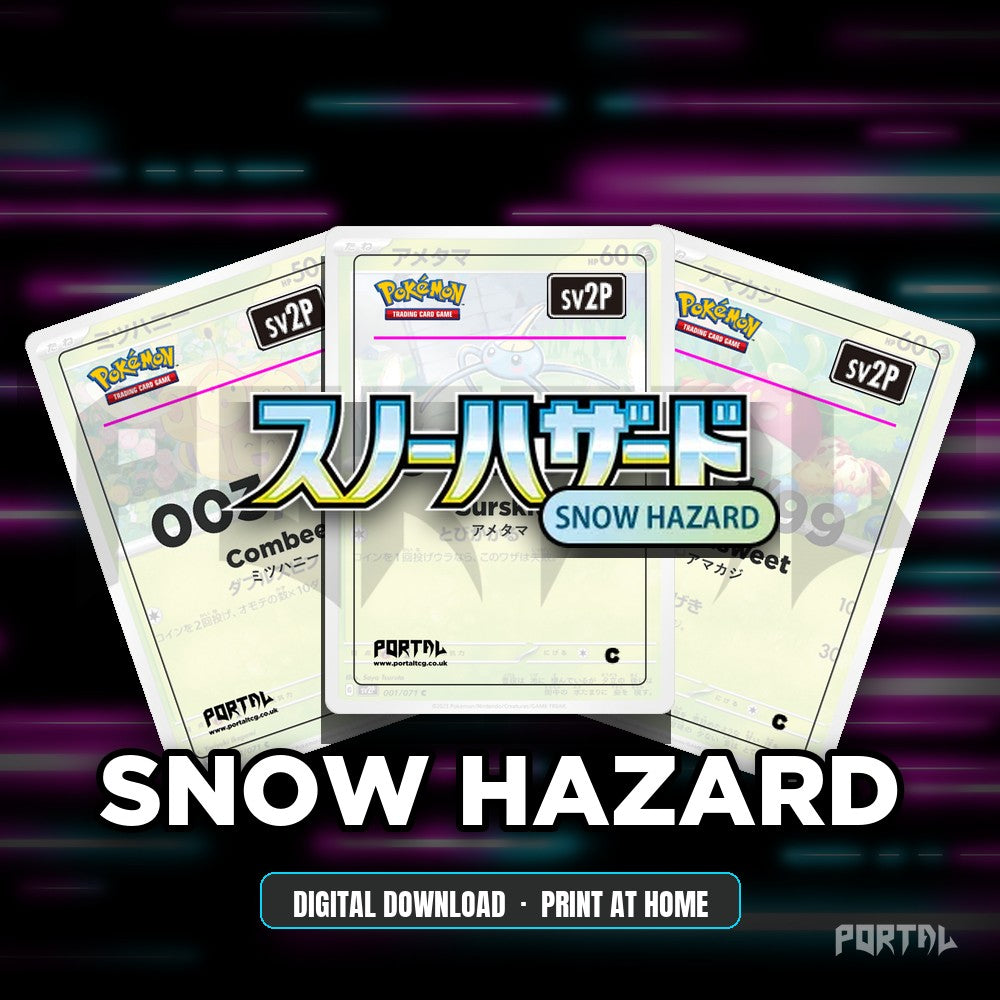 Snow Hazard master set placeholder cards