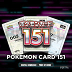 Pokemon Card 151 master set placeholder cards