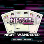 Night Wanderer master set placeholder cards