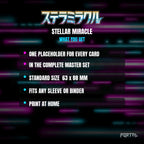 Stellar Miracle master set placeholder cards, what is included