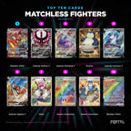 Japanese Pokemon Matchless Fighters top ten cards, Portal TCG