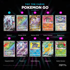 Japanese Pokemon GO top ten cards, Portal TCG