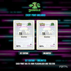 Pokemon Jungle master set placeholders, every print included, Portal TCG