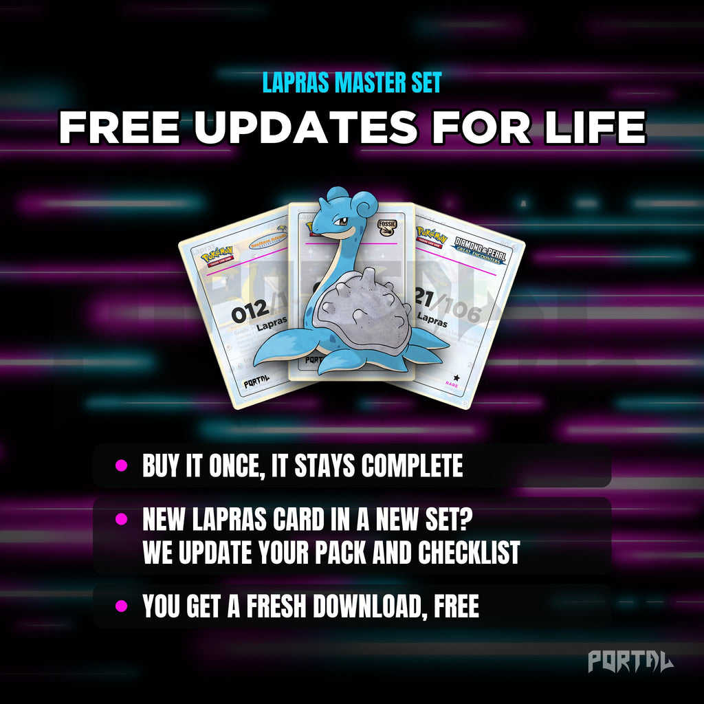 Lapras placeholders: free updates for life