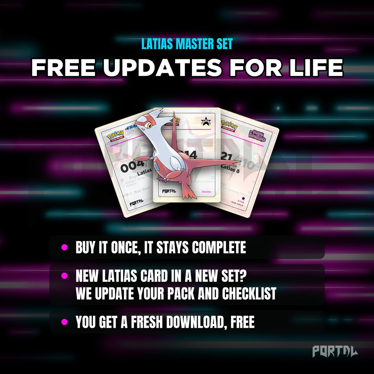 Latias placeholders: free updates for life