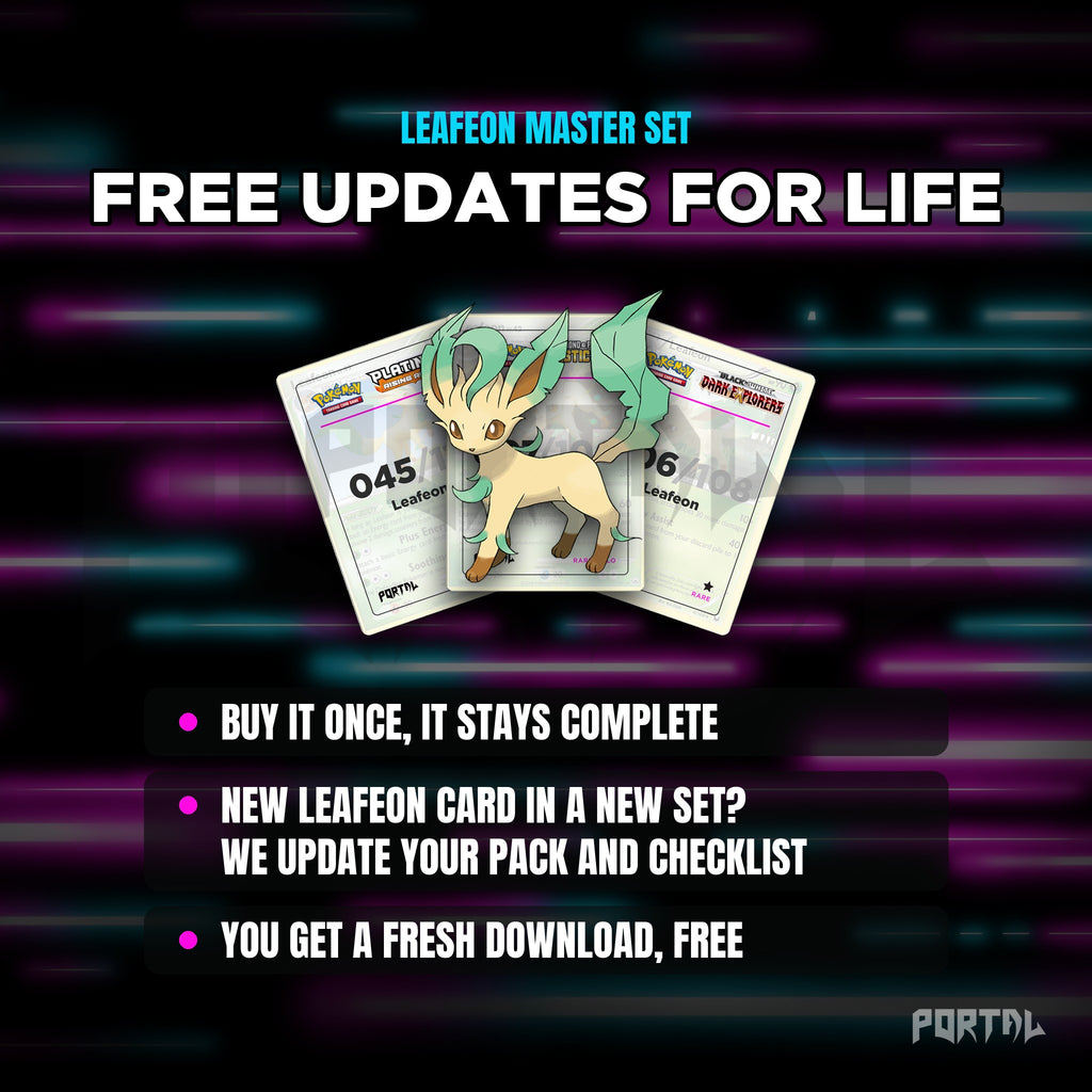 Leafeon placeholders: free updates for life