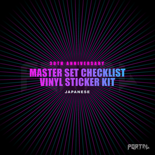 30th Anniversary (Japanese) - Master Set Checklist Vinyl Sticker Kit - Pokemon