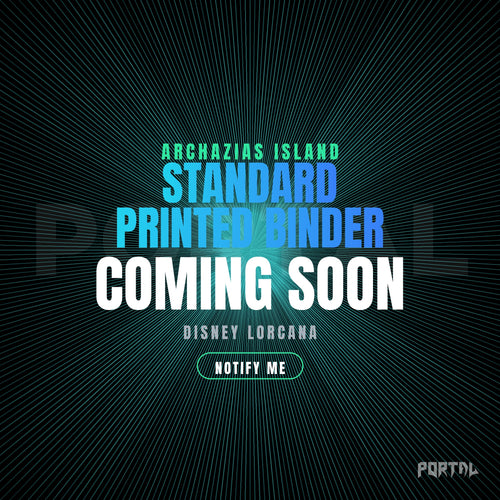 Disney Lorcana Archazia's Island standard printed binder, coming soon, Portal TCG