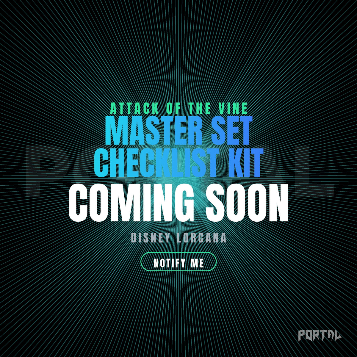 Disney Lorcana Attack of the Vine master set checklist kit, coming soon, Portal TCG