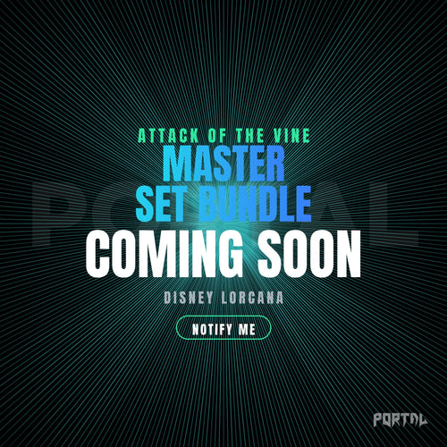 Disney Lorcana Attack of the Vine master set bundle, coming soon, Portal TCG