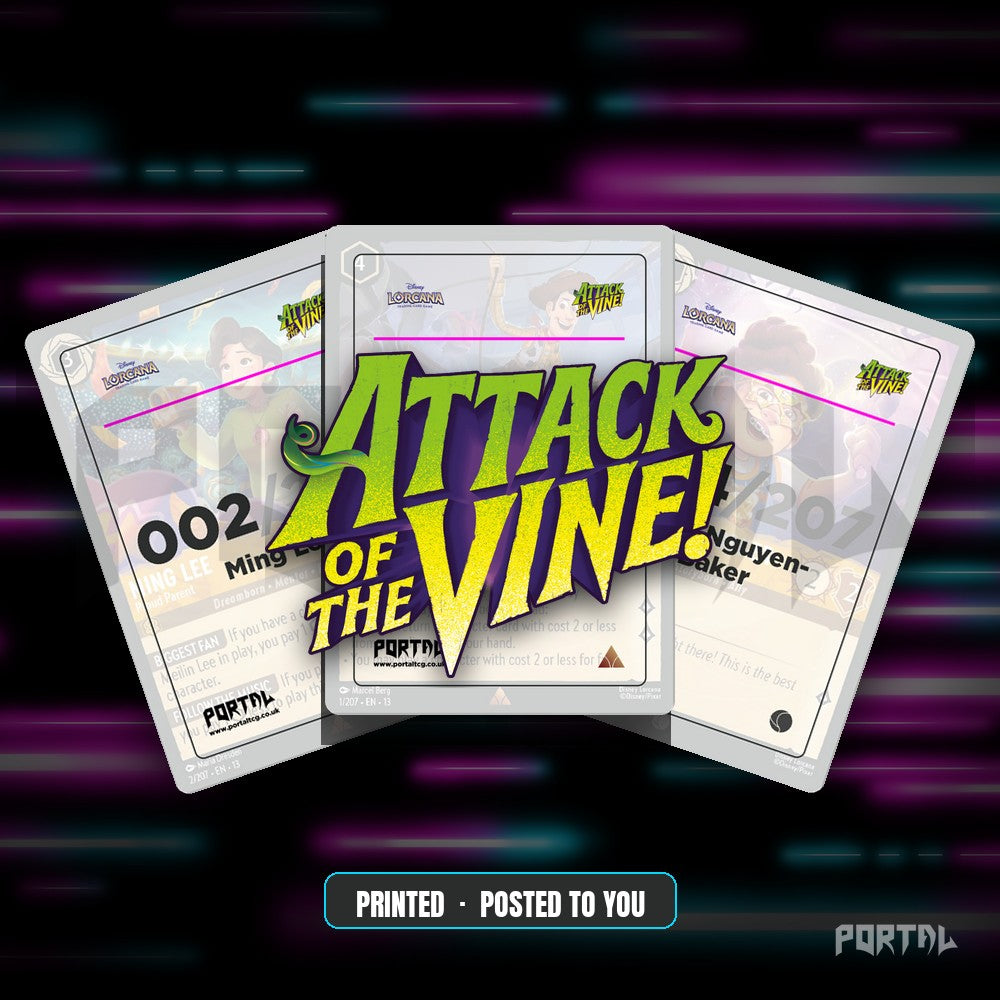 Attack of the Vine Placeholder Cards Printed - Disney Lorcana