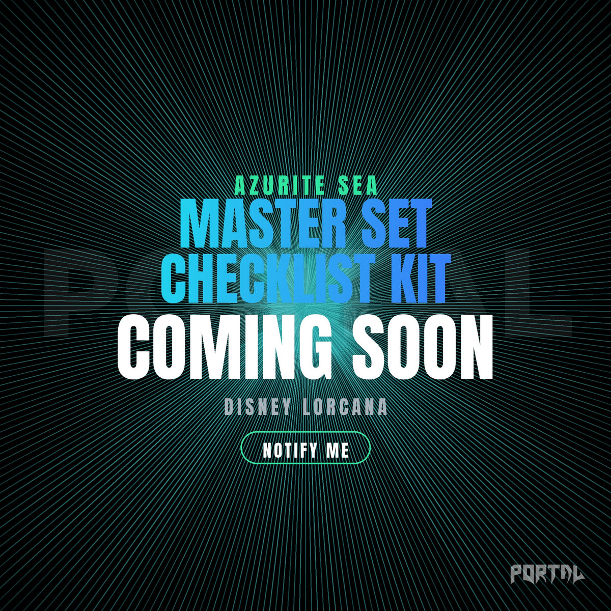 Disney Lorcana Azurite Sea master set checklist kit, coming soon, Portal TCG