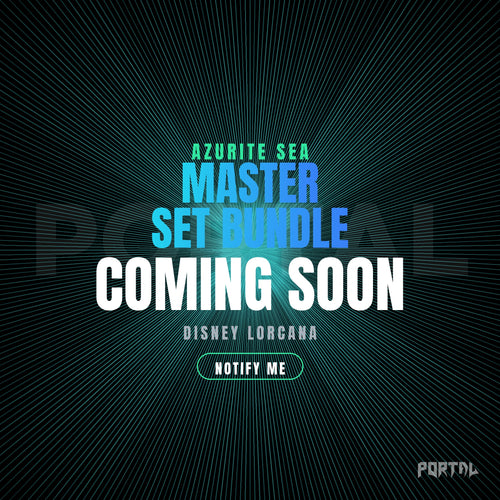 Disney Lorcana Azurite Sea master set bundle, coming soon, Portal TCG