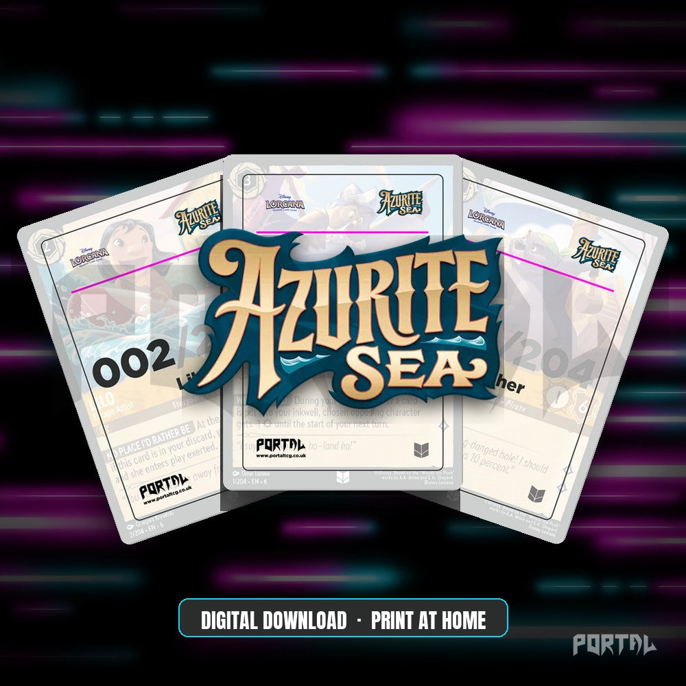 Azurite Sea Placeholder Cards Digital - Disney Lorcana