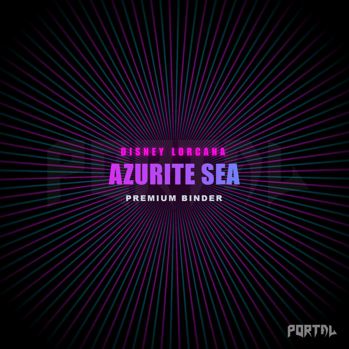Azurite Sea Premium Printed Binder - Disney Lorcana