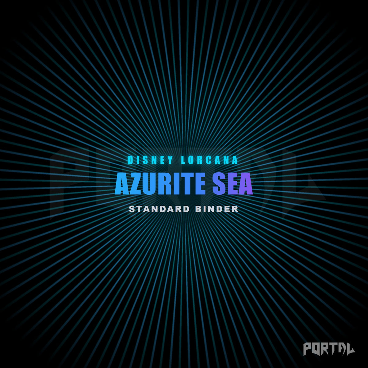 Azurite Sea Standard Printed Binder - Disney Lorcana - Portal TCG