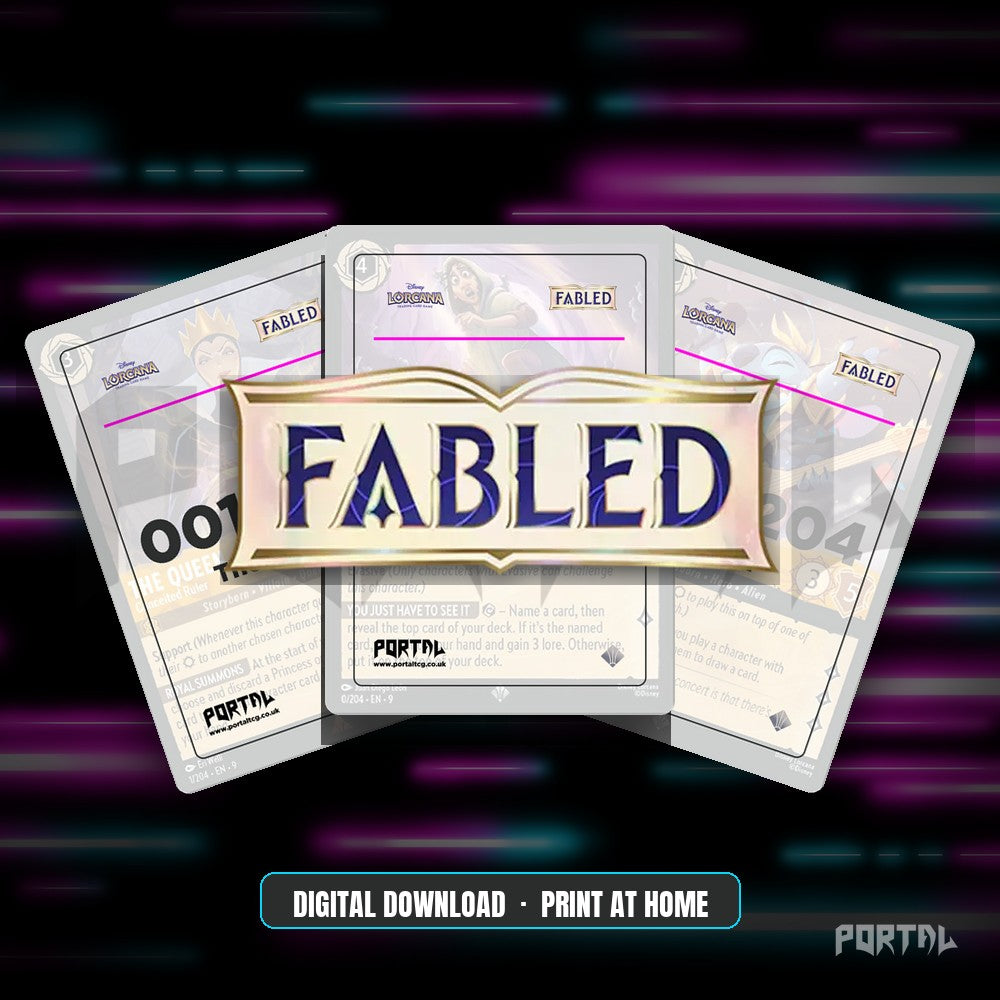 Fabled Placeholder Cards Digital - Disney Lorcana