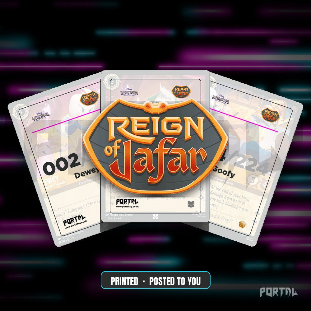 Reign of Jafar Placeholder Cards Printed - Disney Lorcana